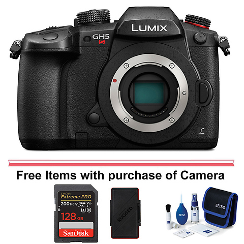 LUMIX DC-GH5S Mirrorless Micro Four Thirds Digital Camera Body (Black) Image 0