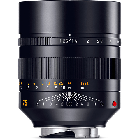 Noctilux-M 75mm f/1.25 ASPH. Lens Image 1