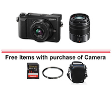 Lumix DMC-GX85 Mirrorless Micro Four Thirds Digital Camera with 12-32mm Lens & 45-150mm Lens Kit (Black) Image 0