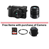 Lumix DMC-GX85 Mirrorless Micro Four Thirds Digital Camera with 12-32mm Lens & 45-150mm Lens Kit (Black) Thumbnail 0
