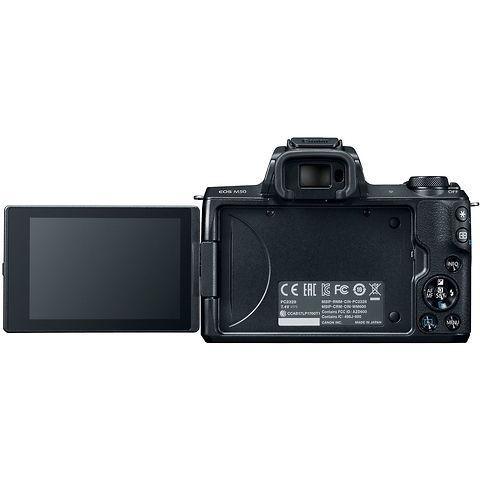 EOS M50 Mirrorless Digital Camera with 15-45mm and 55-200mm Lenses (Black) Image 6