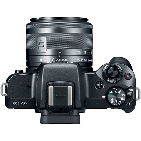 EOS M50 Mirrorless Digital Camera with 15-45mm Lens (Black) Image 6