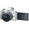 EOS M50 Mirrorless Digital Camera with 15-45mm Lens (White) Thumbnail 2