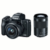 EOS M50 Mirrorless Digital Camera with 15-45mm and 55-200mm Lenses (Black) Thumbnail 0