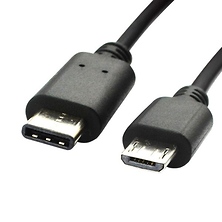 3 ft. USB 2.0 Type C Male to USB Micro B Male Cable Image 0