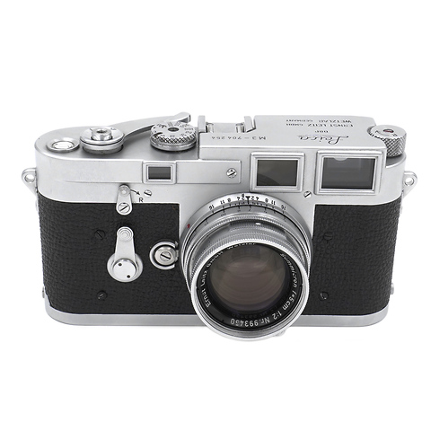 M3 Double Stroke Film Body with Summicron 5cm f/2.0 CLA Chrome - Pre-Owned Image 0