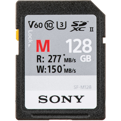 128GB SF-M/T2 UHS-II SDXC Memory Card Image 0
