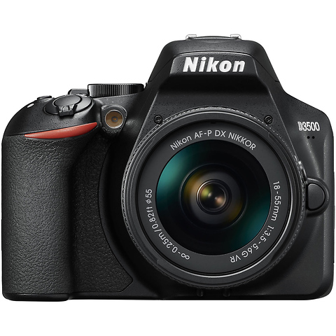 D3500 Digital SLR Camera with 18-55mm Lens (Black) - Pre-Owned Image 0