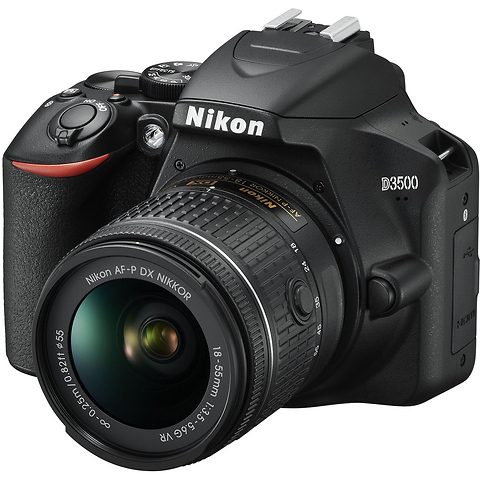 D3500 Digital SLR Camera with 18-55mm Lens (Black) - Pre-Owned Image 2