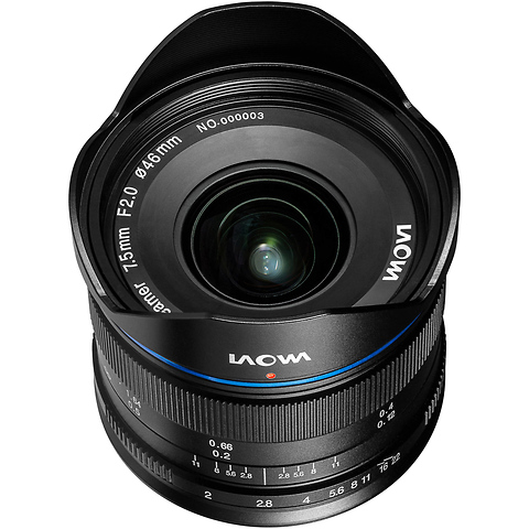 Laowa 7.5mm f/2 MFT Lens for Micro Four Thirds - Black (Open Box) Image 2