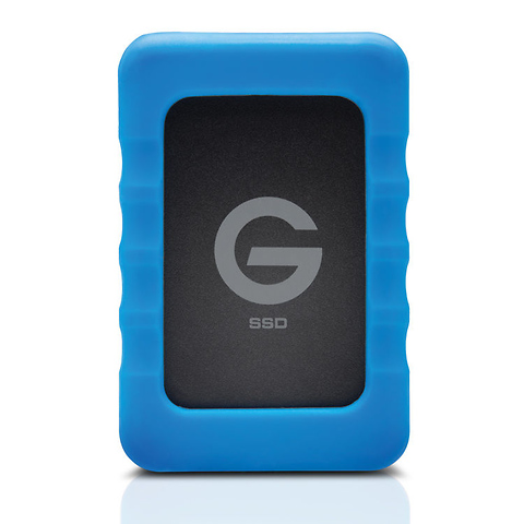 500GB G-DRIVE ev RaW USB 3.1 Gen 1 SSD with Rugged Bumper Image 1