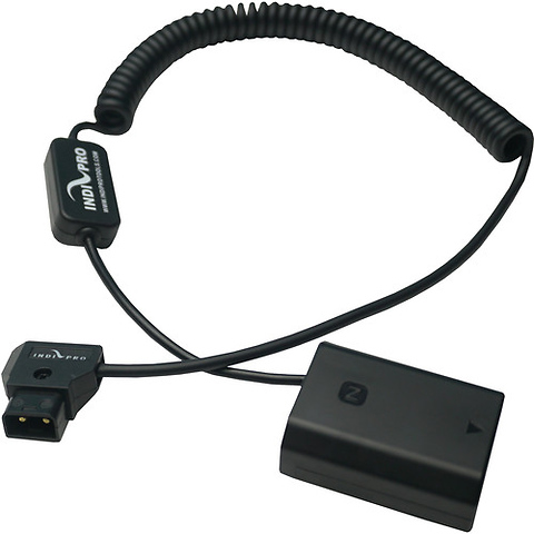 Coiled D-Tap to Sony NP-FZ100 Type Dummy Battery Cable (24-36 in.) Image 3