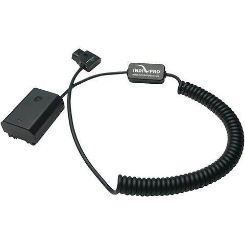 Coiled D-Tap to Sony NP-FZ100 Type Dummy Battery Cable (24-36 in.) Image 2