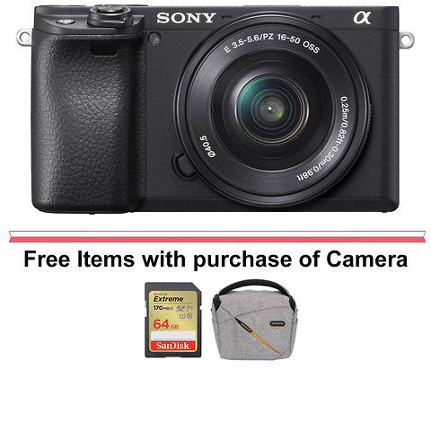 Alpha a6400 Mirrorless Digital Camera with 16-50mm Lens (Black) and FE 85mm f/1.8 Lens Image 10