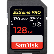 128GB Extreme PRO UHS-I SDXC Memory Card Image 0