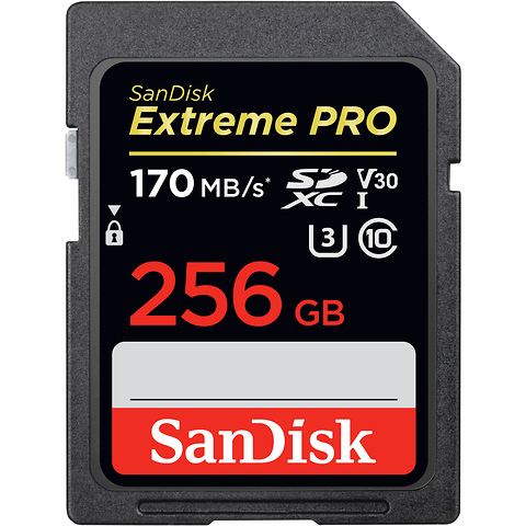 256GB Extreme PRO UHS-I SDXC Memory Card Image 0