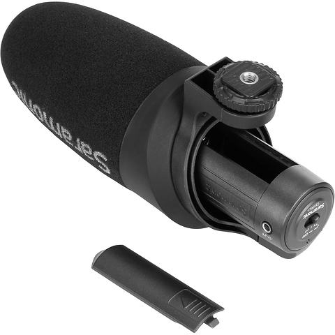 CamMic+ Battery-Powered Camera-Mount Shotgun Microphone for DSLR Cameras and Smartphones Image 4