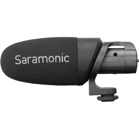 CamMic+ Battery-Powered Camera-Mount Shotgun Microphone for DSLR Cameras and Smartphones Image 1