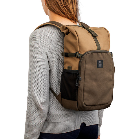 Fulton 10L Backpack (Tan and Olive) Image 4