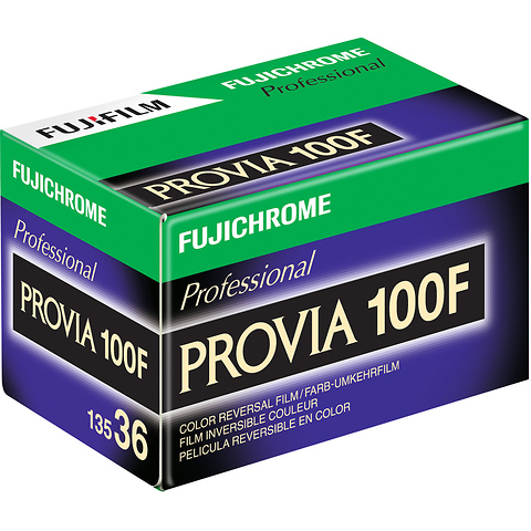 Fujichrome Provia 100F Professional RDP-III Color Transparency Film (35mm Roll Film, 36 Exposures) Image 0