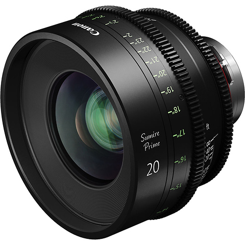 Canon 20mm Sumire Prime T1.5 Cinema Lens (PL Mount) Image 2