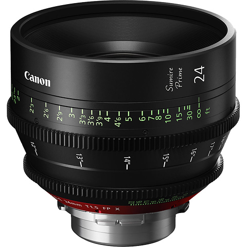 Canon 24mm Sumire Prime T1.5 Cinema Lens (PL Mount) Image 1