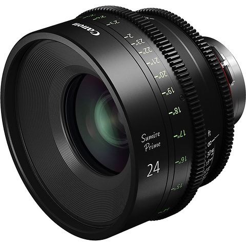 Canon 24mm Sumire Prime T1.5 Cinema Lens (PL Mount) Image 2