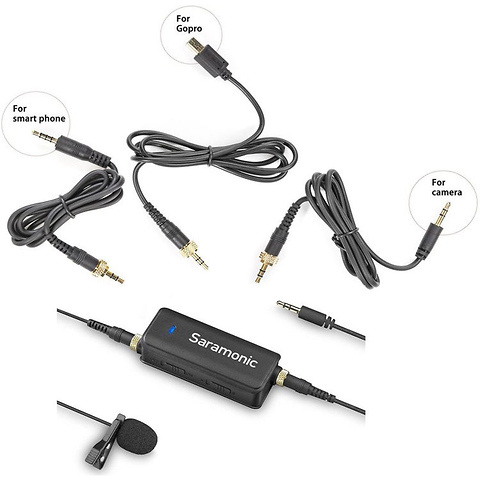 LavMic Audio Mixer with Lavalier Microphone Image 0