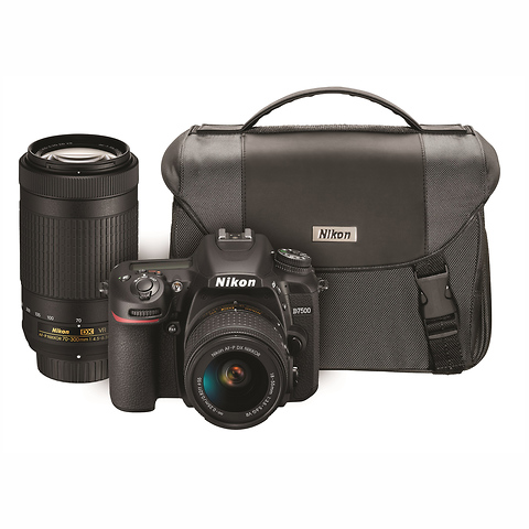 D7500 Digital SLR Camera with 18-55mm and 70-300mm Lenses Image 0