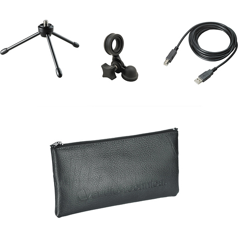AT2020USB+ Microphone Pack with ATH-M20x, Boom & USB Cable Image 2