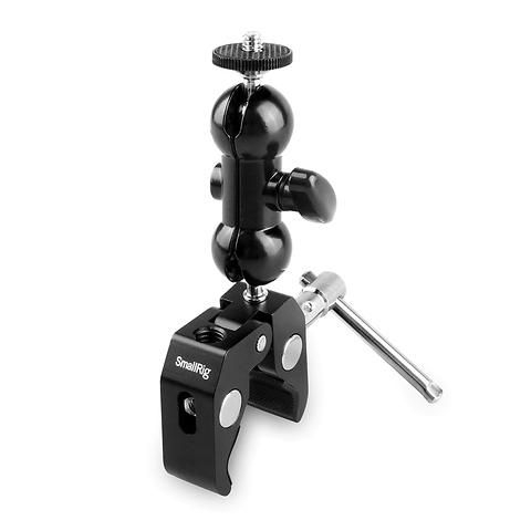Multi-function Double BallHead with Clamp and 1/4 in. Screw Image 1