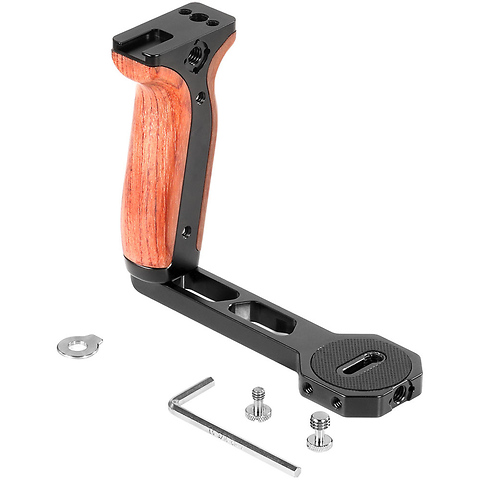 Wooden Side Handle for DJI Ronin-S and Zhiyun Crane 2 Series Gimbals Image 1