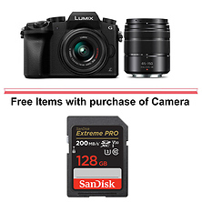 Lumix DMC-G7 Mirrorless Micro Four Thirds Digital Camera with 14-42mm and 45-150mm Lenses (Black) Image 0