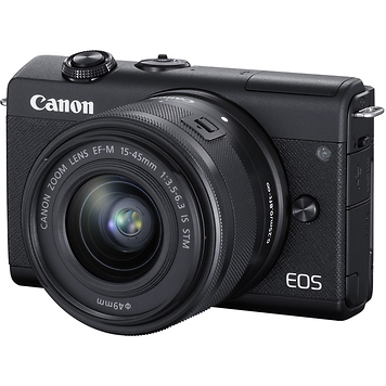 EOS M200 Mirrorless Digital Camera with 15-45mm Lens Content Creator Kit