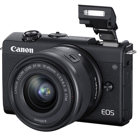 EOS M200 Mirrorless Digital Camera with 15-45mm Lens (Black) Image 3