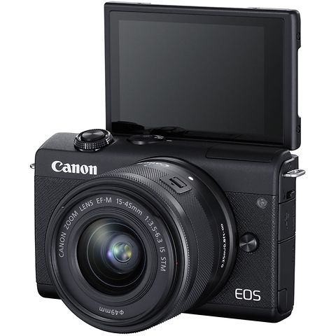 EOS M200 Mirrorless Digital Camera with 15-45mm Lens (Black) Image 1