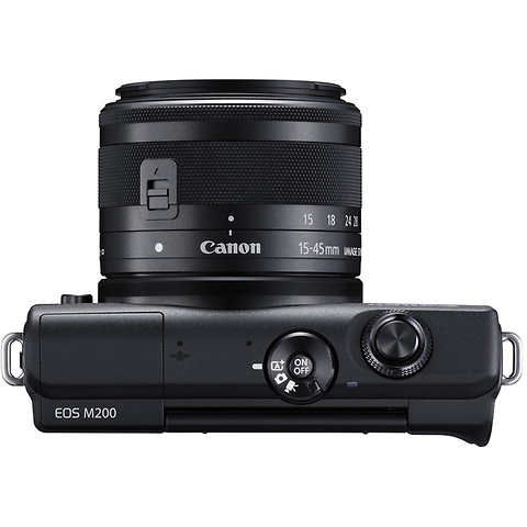 EOS M200 Mirrorless Digital Camera with 15-45mm Lens (Black) Image 2
