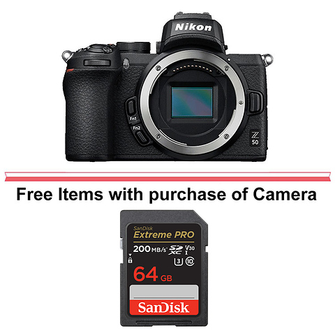 Z 50 Mirrorless Digital Camera Body Image 0