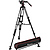 608 Nitrotech Fluid Video Head and Aluminum Twin Leg Tripod with Middle Spreader
