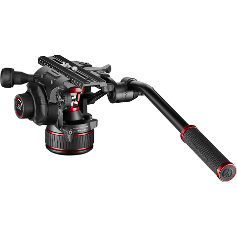 612 Nitrotech Fluid Video Head and Carbon Fiber Twin Leg Tripod with Middle Spreader Image 1