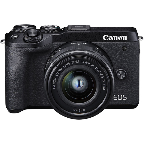 EOS M6 Mark II Mirrorless Digital Camera with 15-45mm Lens and EVF-DC2 Viewfinder (Black) Image 4