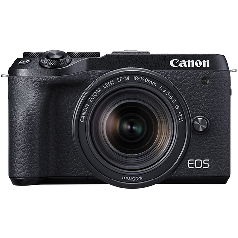 EOS M6 Mark II Mirrorless Digital Camera with 18-150mm Lens and EVF-DC2 Viewfinder (Black) Image 2