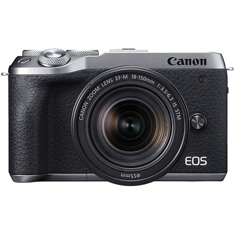 EOS M6 Mark II Mirrorless Digital Camera with 18-150mm Lens and EVF-DC2 Viewfinder (Silver) Image 2