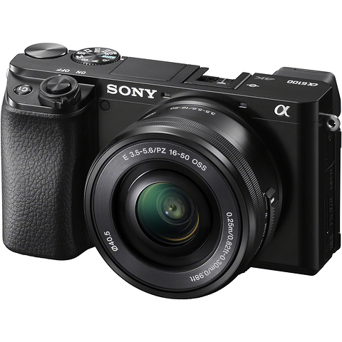 Alpha a6100 Mirrorless Digital Camera with 16-50mm and 55-210mm Lenses (Black) Image 1