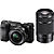 Alpha a6100 Mirrorless Digital Camera with 16-50mm and 55-210mm Lenses (Black)