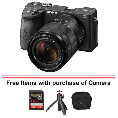 Alpha a6600 Mirrorless Digital Camera with 18-135mm Lens (Black) Image 0