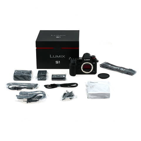 Lumix DC-S1 Mirrorless Digital Camera Body - Black - Open Box Image 0