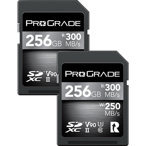 256GB UHS-II SDXC Memory Card (2-Pack) Image 0