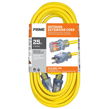 25 ft. 12/3 Jobsite Outdoor Extension Cord (Yellow) Image 0