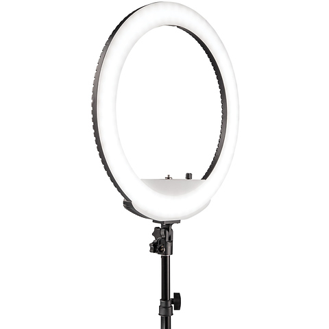 18 in. Bi-Color LED Ring Light Kit with Batteries and Stand Image 2